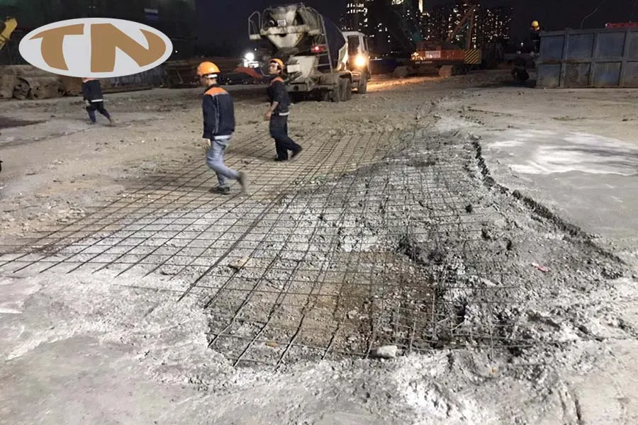 Lưới thép hàn d6 200 được ứng dụng phổ biến trong thi công sàn bê tông nhà xưởng