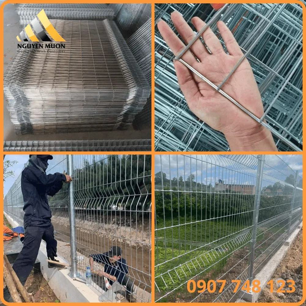 Lưới thép hàn làm hàng rào