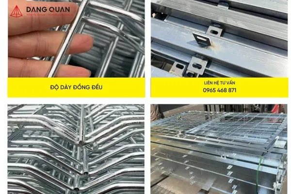 Hàng rào lưới thép hàn điện phân