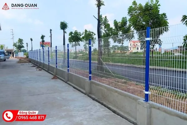 Hàng rào lưới thép hàn sơn tĩnh điện