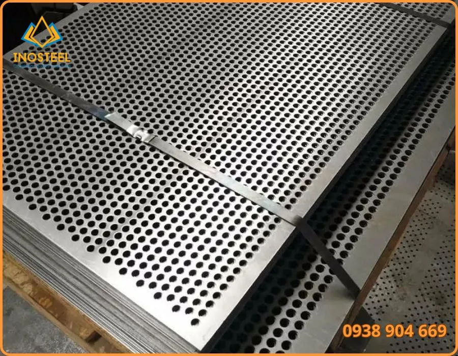 Lưới thép mạ kẽm đục lỗ