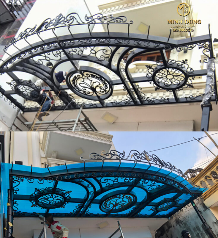 Mái Hiên Sắt Nghệ Thuật: Giải Pháp Tối Ưu Cho Công Trình Hiện Đại