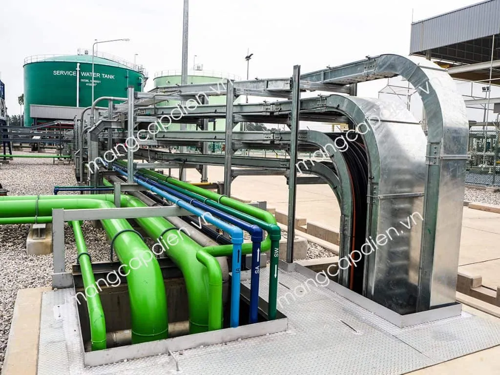 CÃ´ng trÃ¬nh sá»­ dá»¥ng mÃ¡ng cÃ¡p máº¡ káº½m nhÃºng nÃ³ng