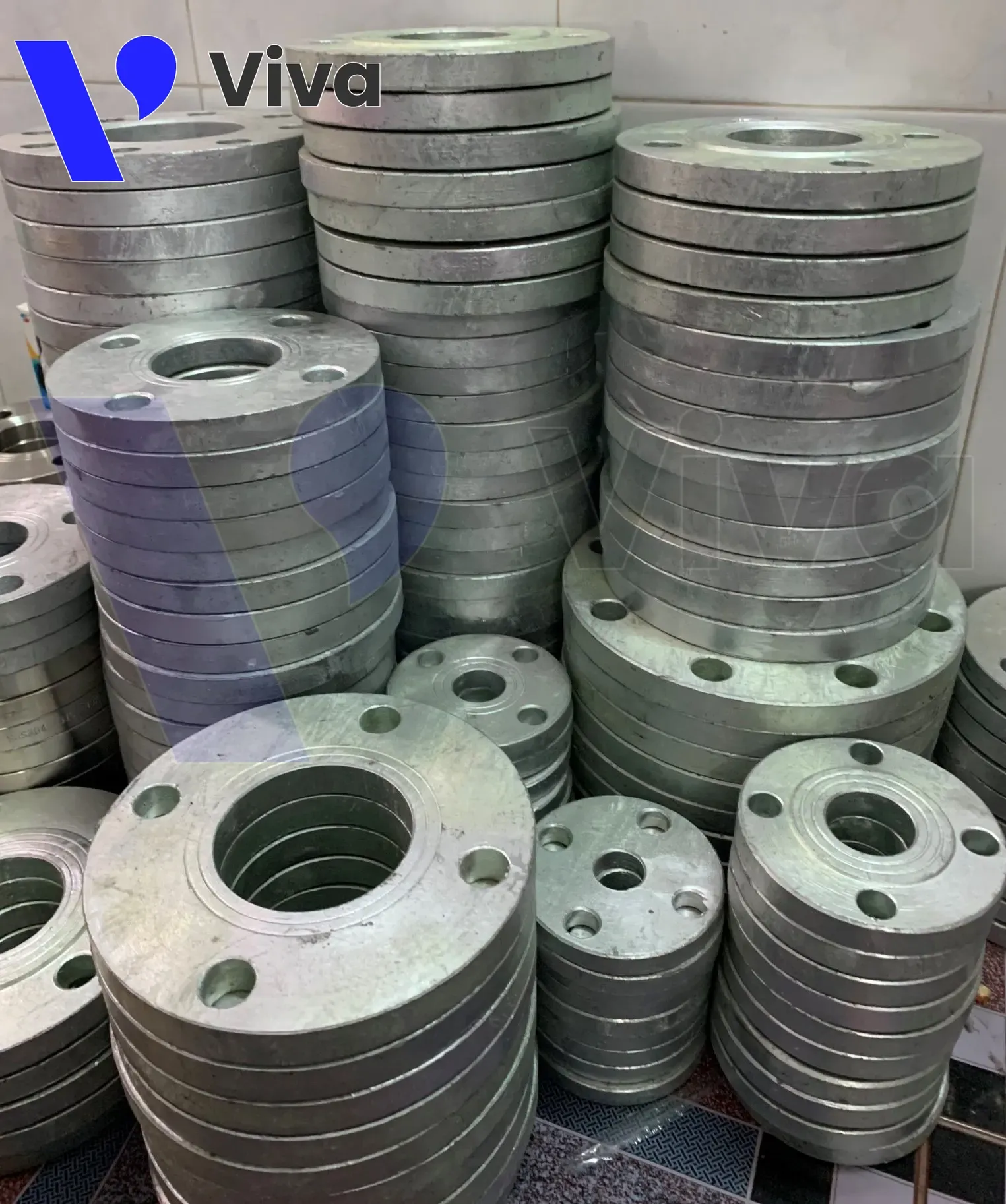 Mặt bích thép mạ kẽm