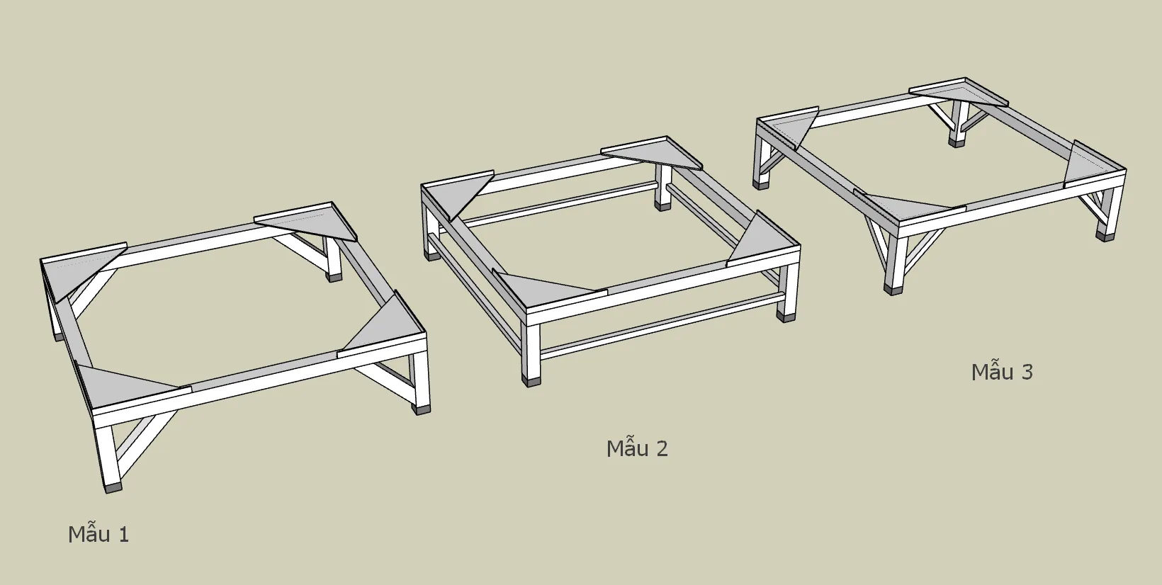 Mẫu chân tủ lạnh và chân máy giặt inox 304 thiết kế chắc chắn