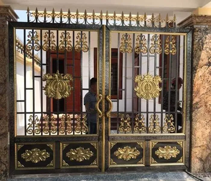 Mau cong inox dep duoc ma vang sang trong