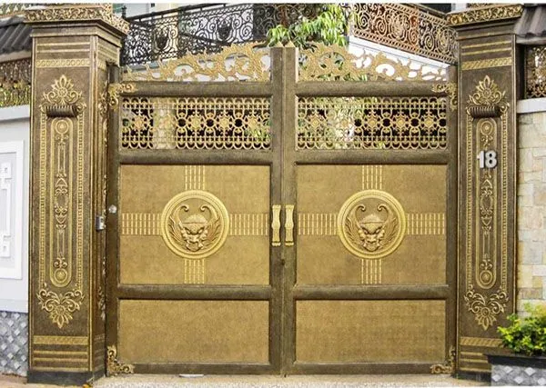 Cấu trúc trụ cổng bằng sắt hộp