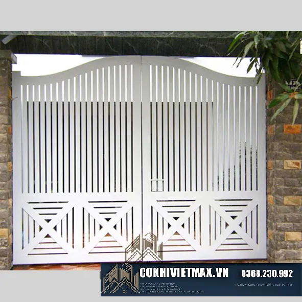 Tuyển tập mẫu cửa cổng sắt đẹp cho biệt thự và nhà phố