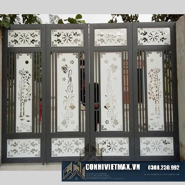 Cổng sắt CNC hiện đại