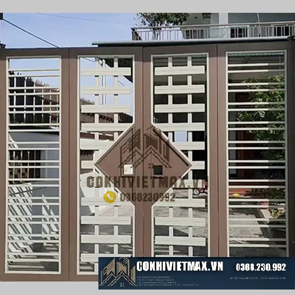Mẫu cổng sắt đẹp và sang trọng