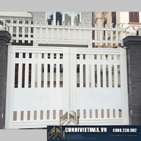 Mẫu cửa cổng sắt đẹp ấn tượng