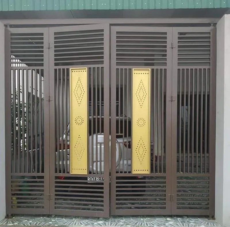 Mẫu cửa sắt gấp 4 cánh (12)
