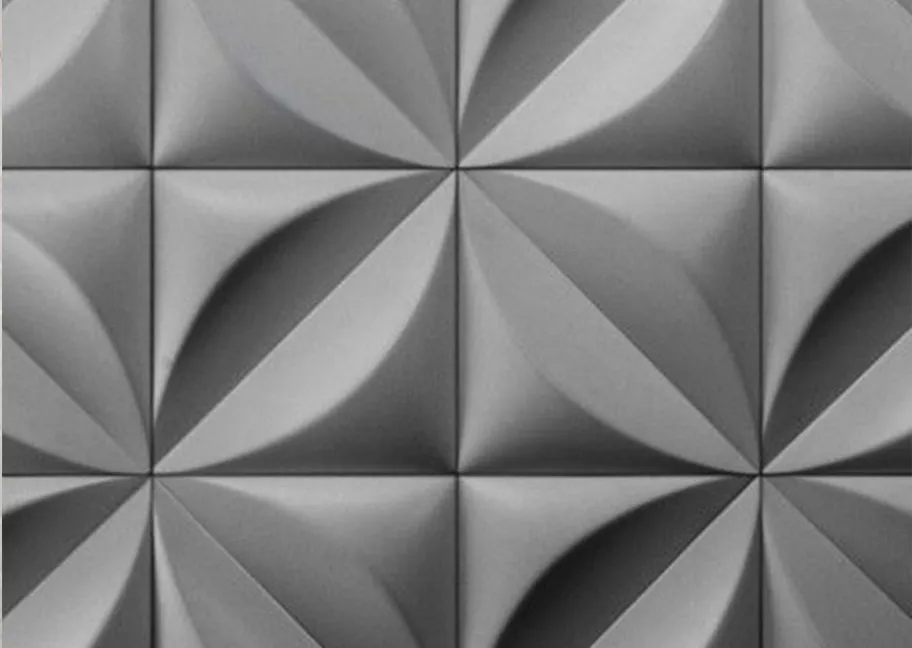 Mẫu gạch bê tông trang trí hình cánh hoa