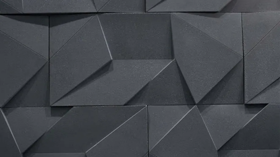 Mẫu gạch bê tông trang trí hình tam giác