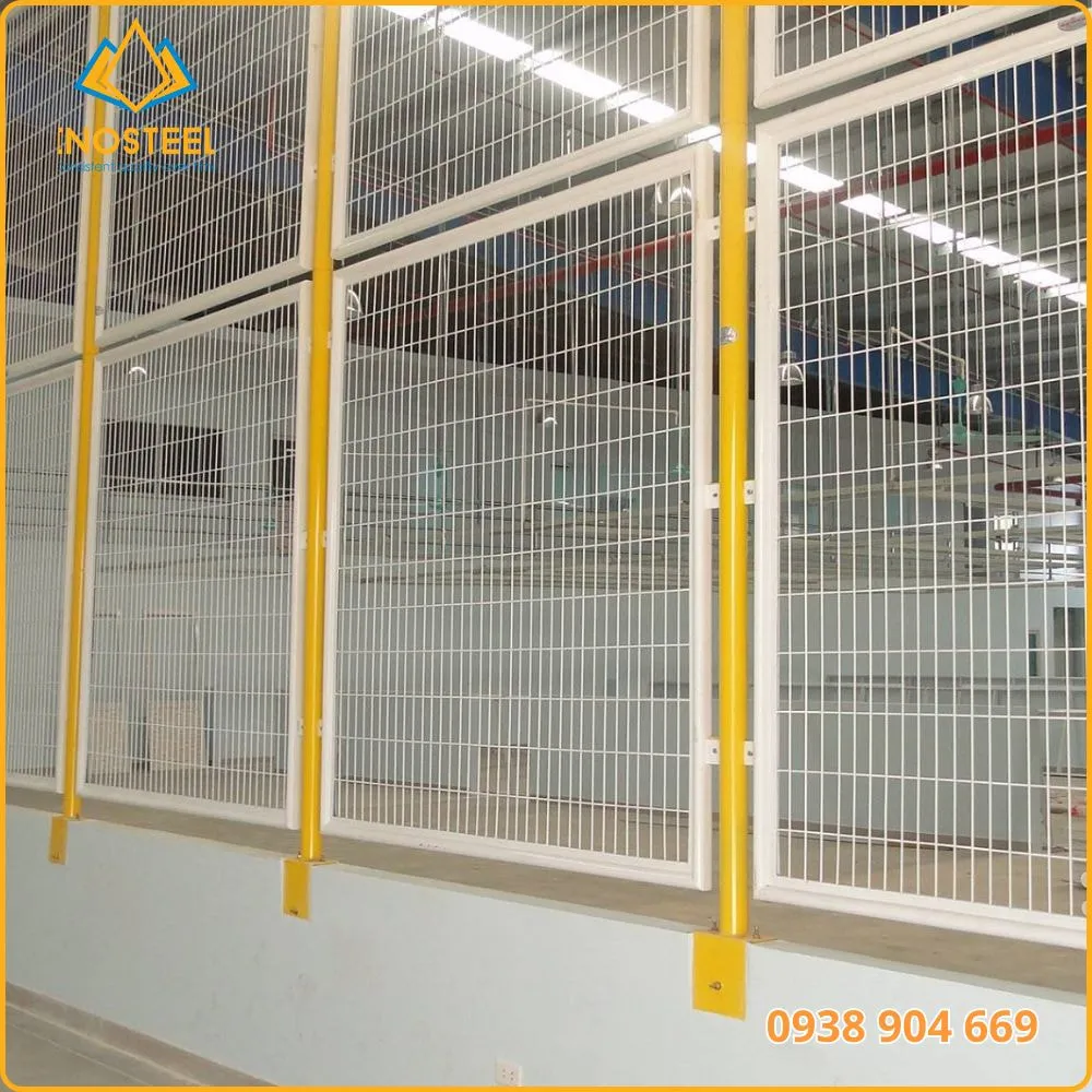 Các mẫu hàng rào lưới thép sơn tĩnh điện