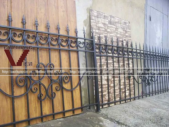 Mẫu hàng rào sắt mỹ thuật cao cấp 6