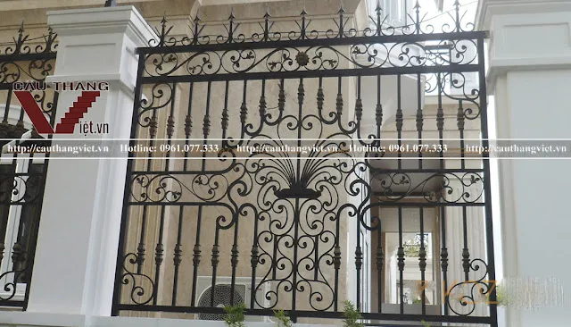 Mẫu hàng rào sắt mỹ thuật cao cấp 1
