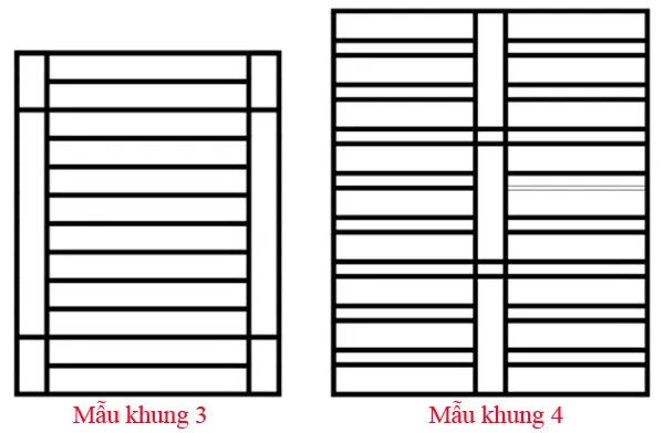 Chia khung cửa sổ thép hộp đơn giản mà hiện đại