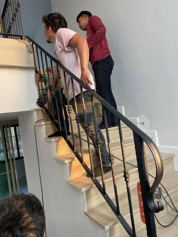 Mẫu lan can sắt hộp sơn tĩnh điện chất lượng