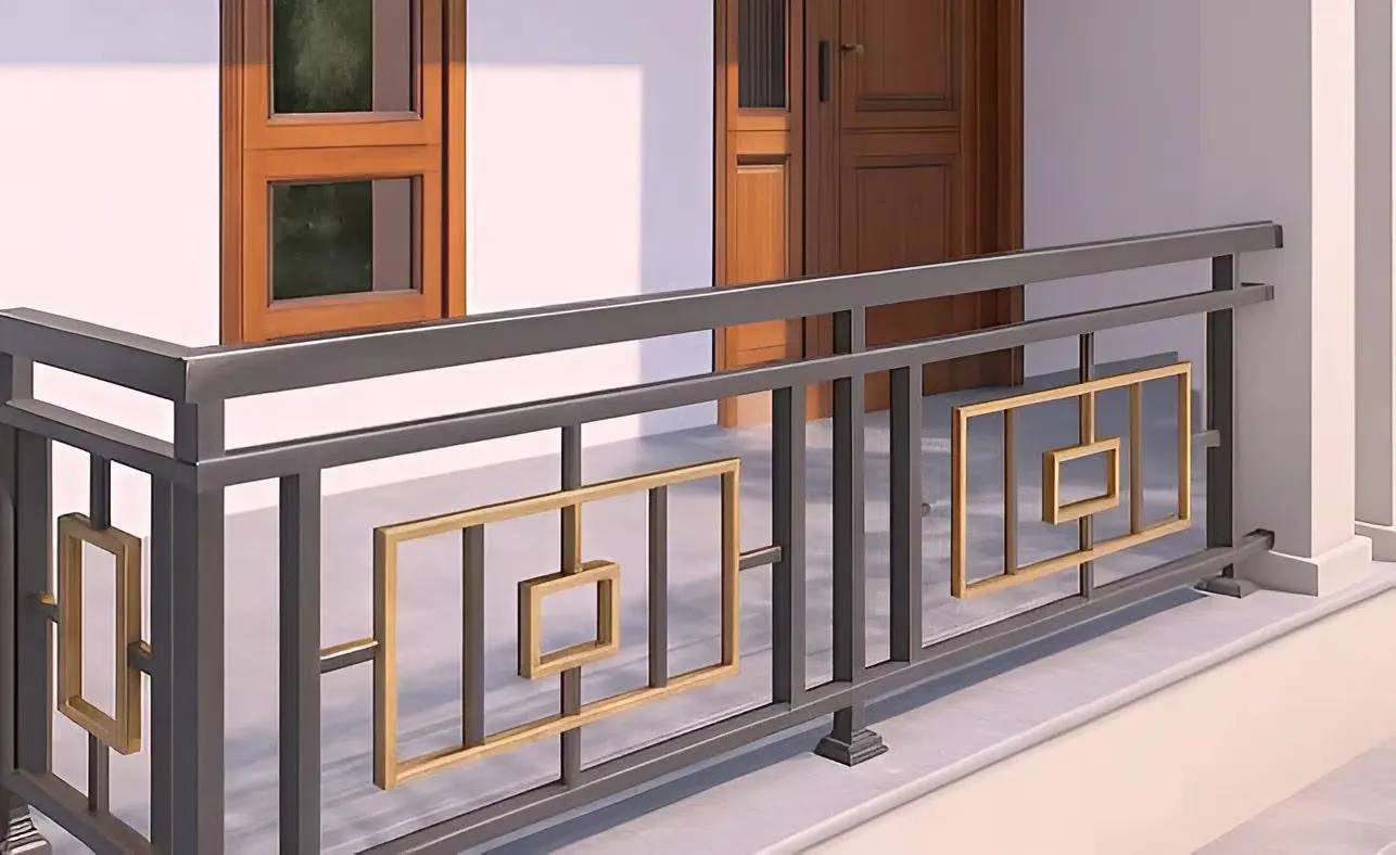 Lan can sắt hộp sơn tĩnh điện