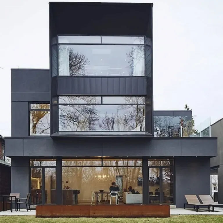 nhà khung thép 3 tầng