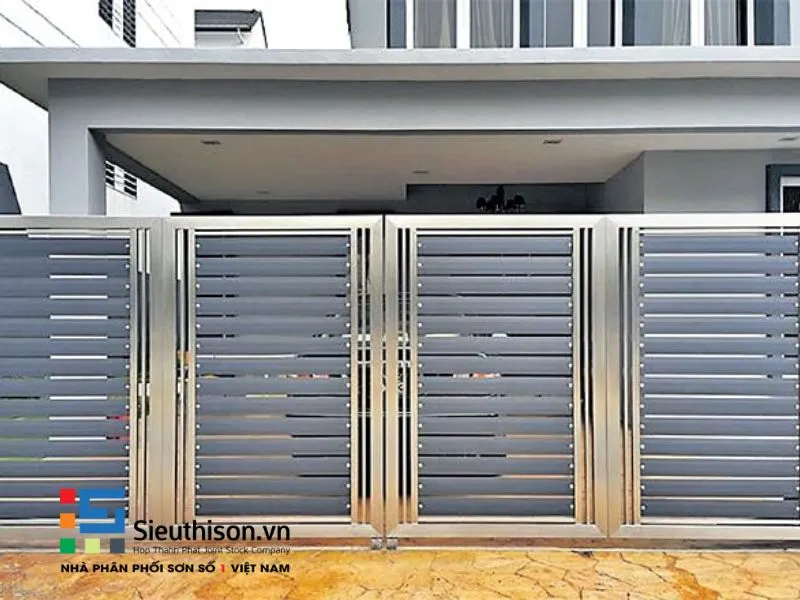 màu cửa sắt đẹp nhất 2023