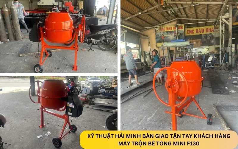 Máy trộn bê tông mini F130