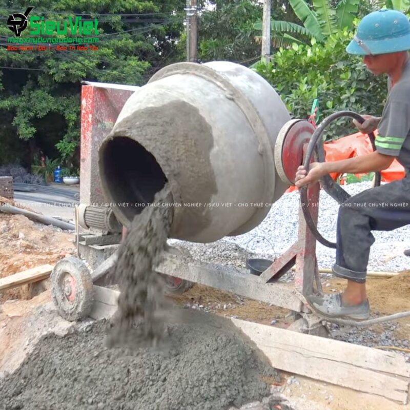 Máy Trộn Bê Tông Quyết Tiến 350l: Hướng Dẫn Chi Tiết Từ A-Z