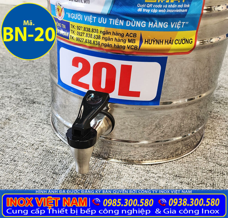 Bình Đựng Nước Inox 5 Lít Có Vòi: Lựa Chọn Hoàn Hảo Cho Gia Đình Việt