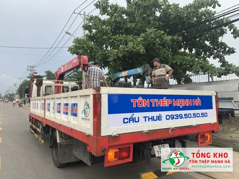 Mua thép hộp 40x80 giá tốt nhất, CK 3-7% tại tôn thép Mạnh Hà