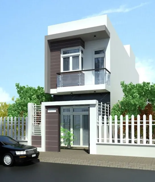 mẫu nhà 1 trệt 1 lầu 500 triệu đẹp ms008