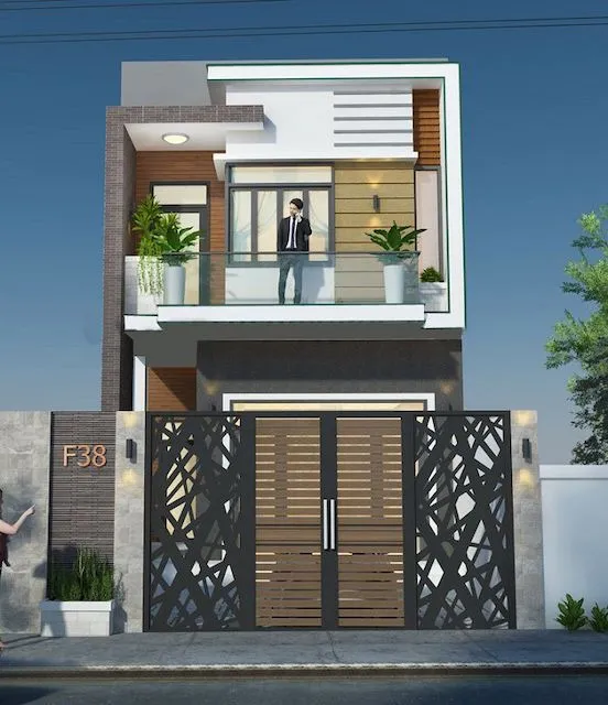 Mẫu nhà 1 trệt 1 lầu 500 triệu