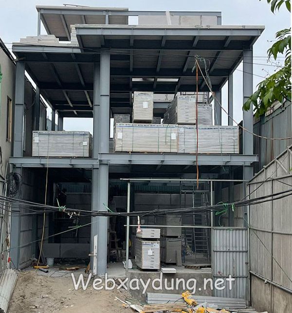 Khung Thép Nhà 2 Tầng: Cấu Tạo, Ưu Điểm và Ứng Dụng Hiện Đại