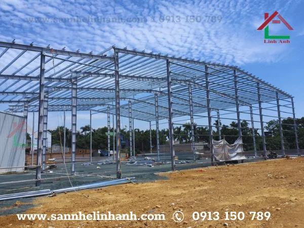 Nhà xưởng thép tiền chế Thạch Thất 2