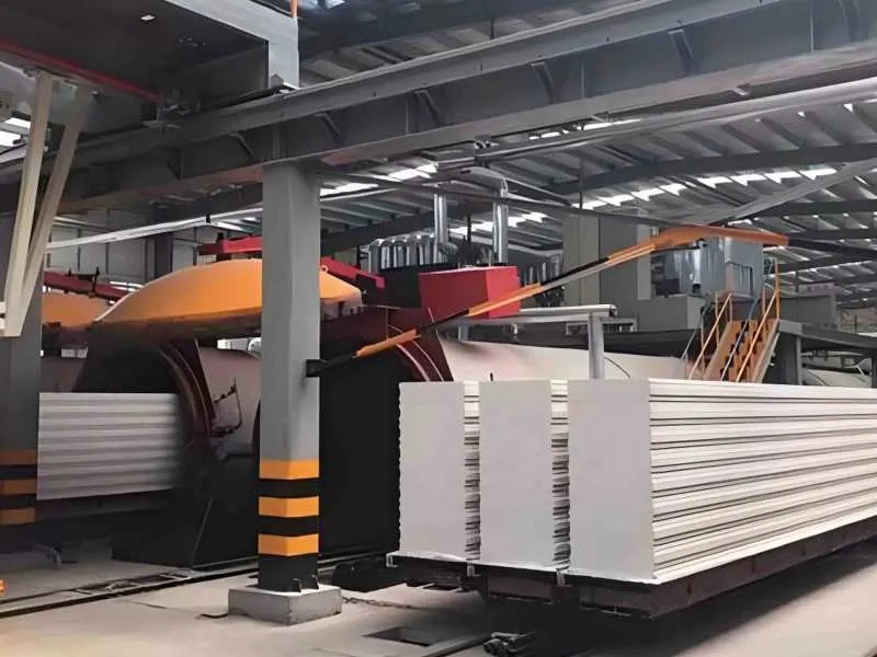 Tấm Panel ALC làm sàn nhà thép tiền chế