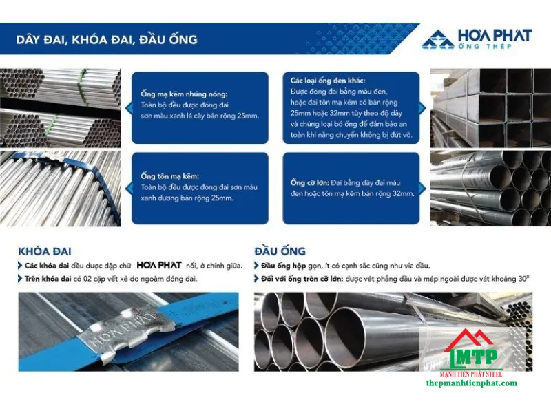 Nhận biết thép hộp Hòa Phát đơn giản bằng các đặc điểm, ký hiệu