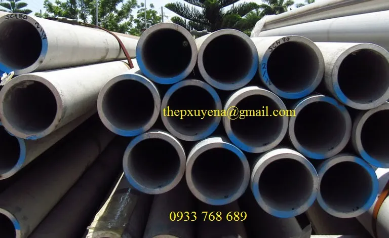 Hình ảnh sản phẩm ống inox đúc 304 và 316L tại kho