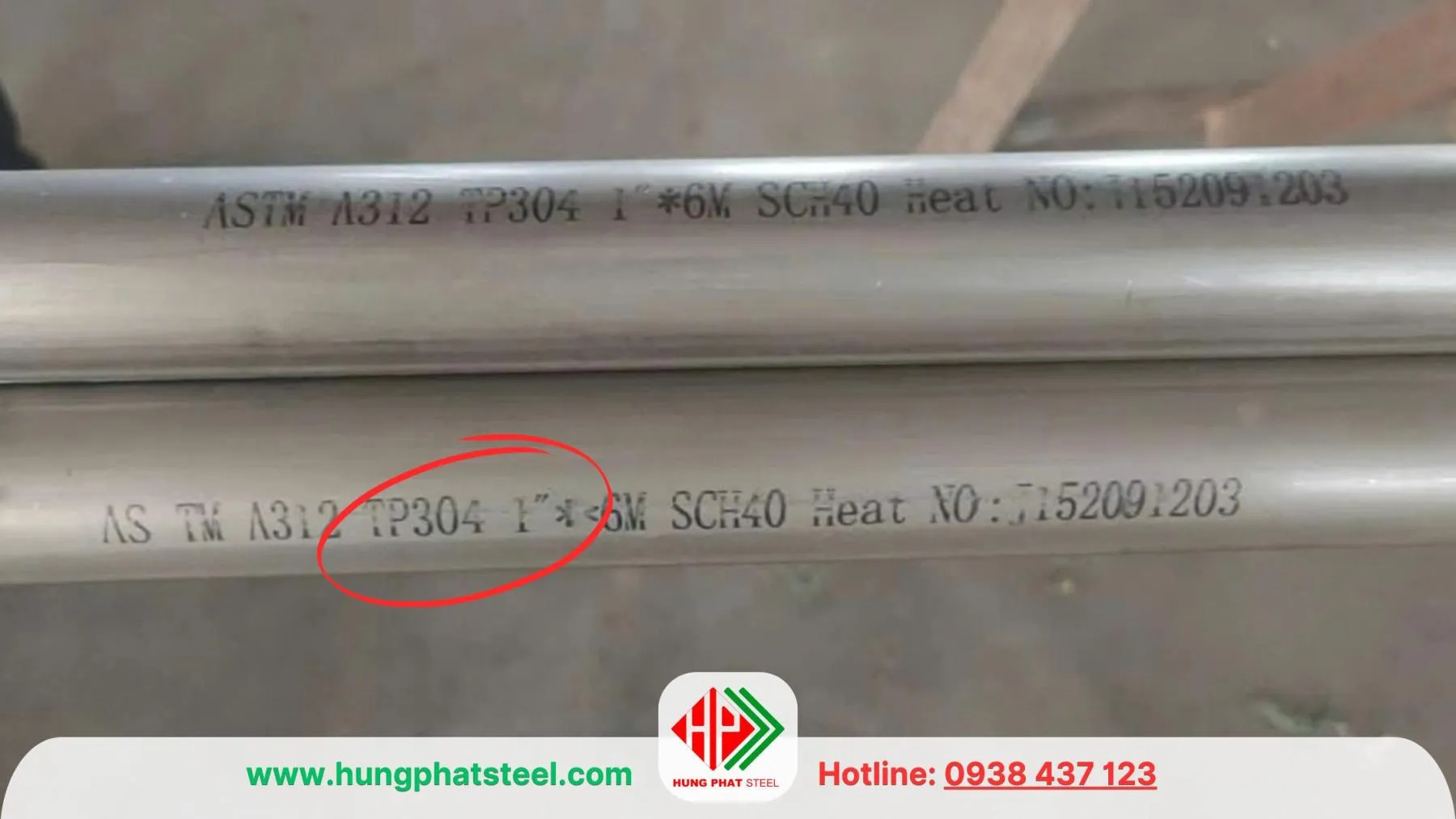 ống inox 304 phi 34 DN25 - 1 inch