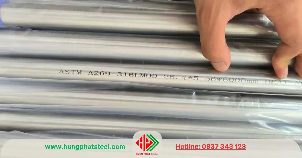 Ứng dụng ống inox 304 phi 25 trong thi công cơ khí
