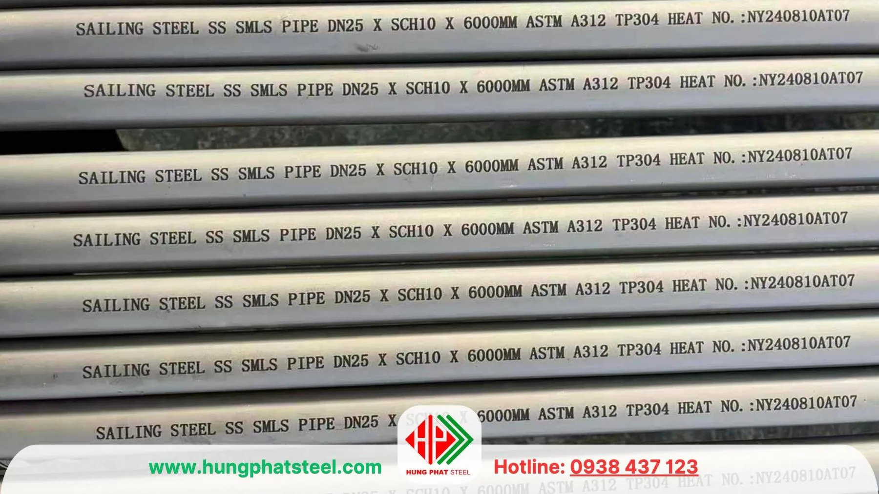 ống inox phi 34 -DN 25 - 1inch