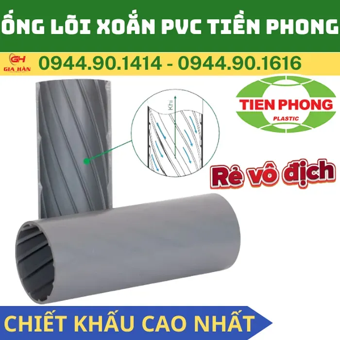 Ống PVC Lõi Xoắn Giảm Tiếng Ồn