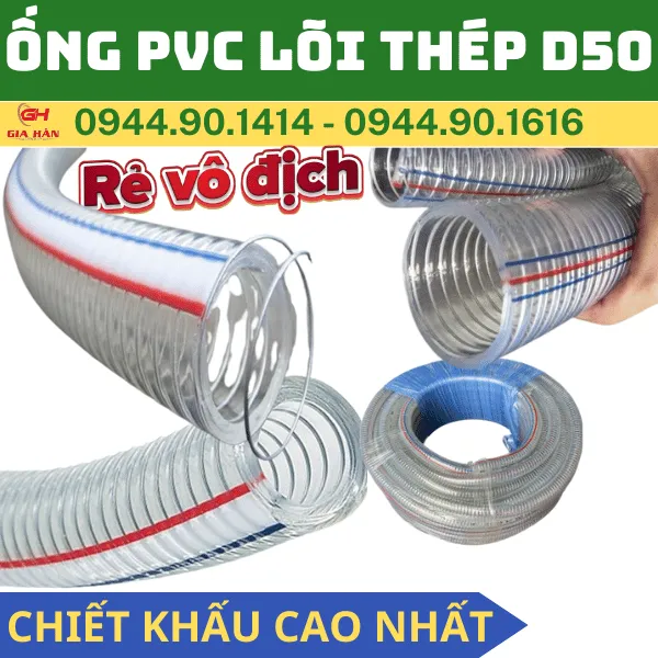 Ống Nhựa Mềm Lõi Thép Phi 60: Lựa Chọn Tối Ưu Cho Dẫn Lưu Công Nghiệp và Dân Dụng