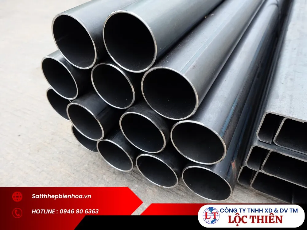 Ống thép đen phi 76