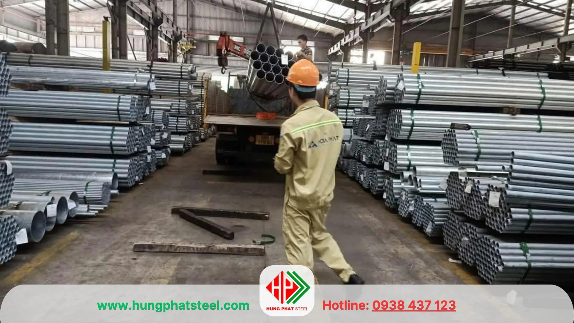 Ống thép mạ kẽm Hòa Phát - đa dạng kích thước