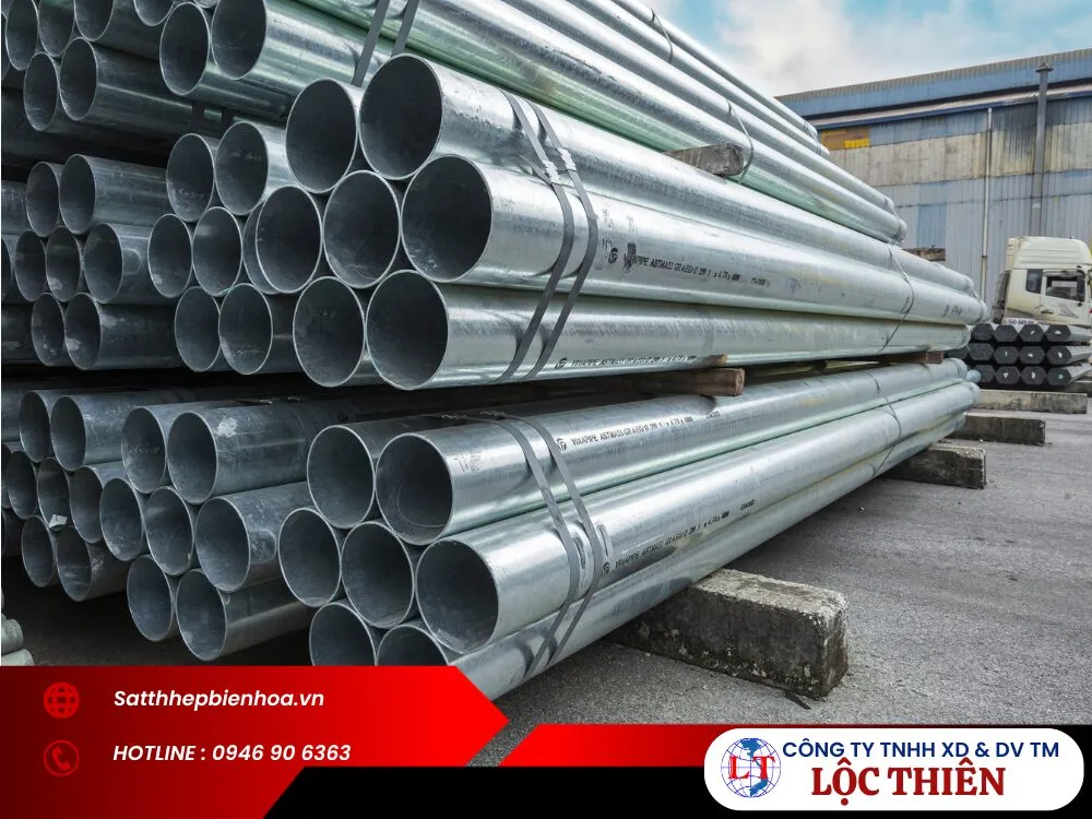 Ống thép mạ kẽm nhúng nóng phi 76