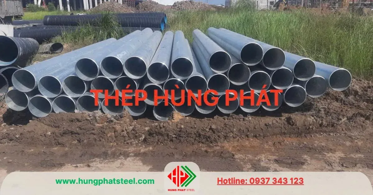 Ống thép mạ kẽm phi 200 (DN200)