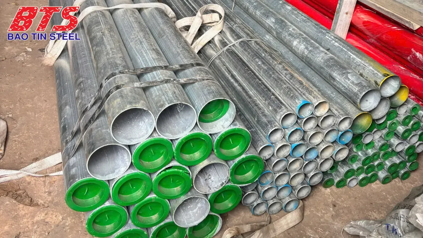 Ống thép mạ kẽm phi 60 ứng dụng thực tế