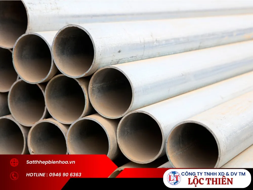 Ống thép mạ kẽm phi 76