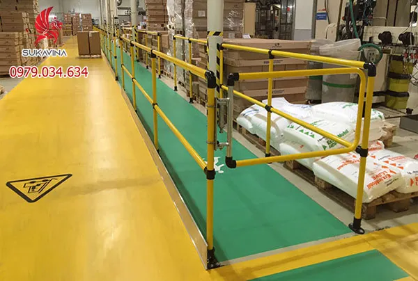 Ứng dụng của hàng rào chắn ống thép bọc nhựa trong đời sống