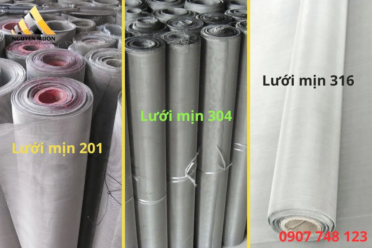 Phân loại lưới inox mịn